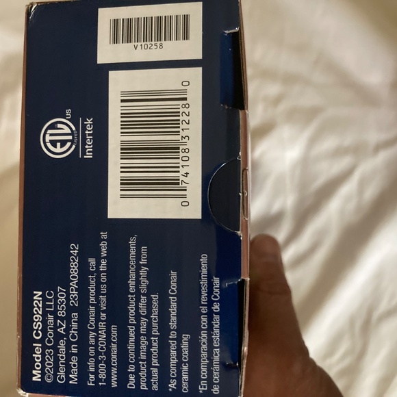 NIB Conair double ceramic straightener - Picture 3 of 4